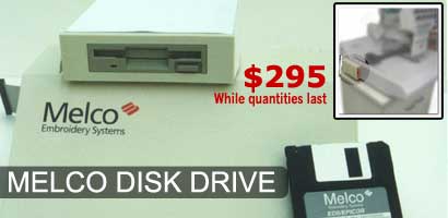 disk drive for Melco EMC embroidery machine