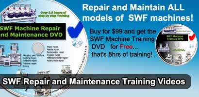Repair videos for SWF embroidery machines